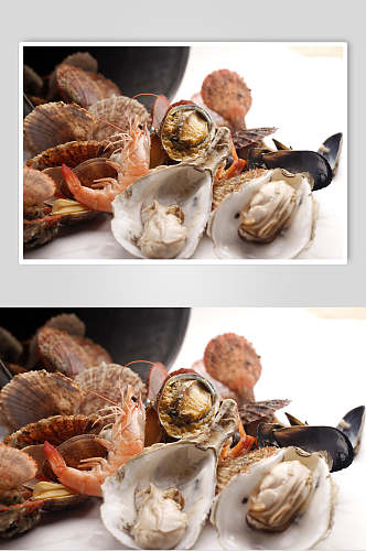 蚌肉海鲜超市图片