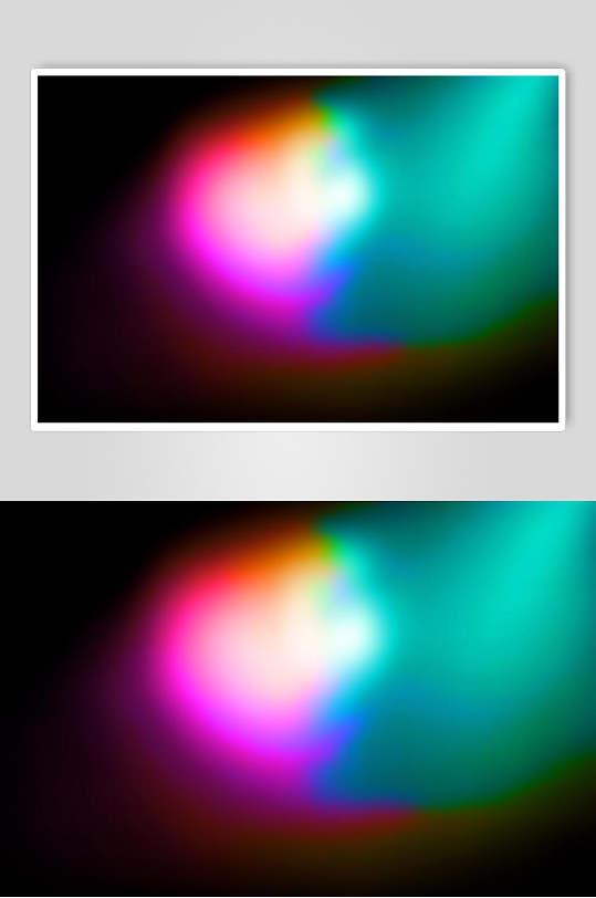 彩色特效发光光斑摄影视觉图片