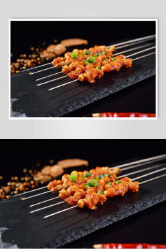 肉串烧烤美食图片