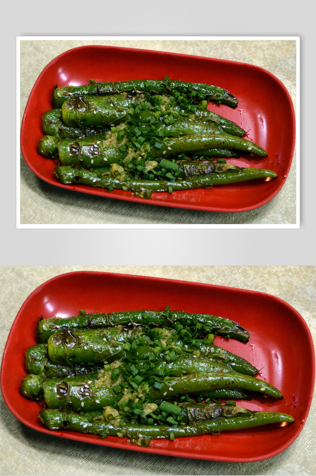 唯美虎皮辣椒烤肉美食图片素材