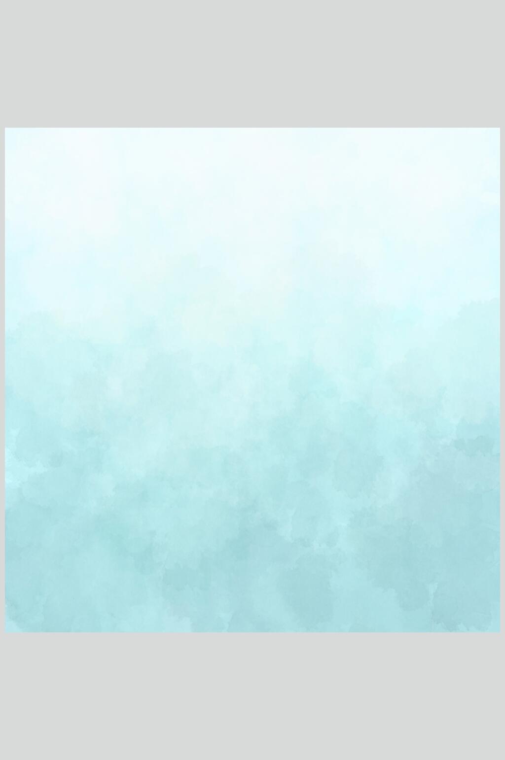 青色创意水彩泼墨图片素材