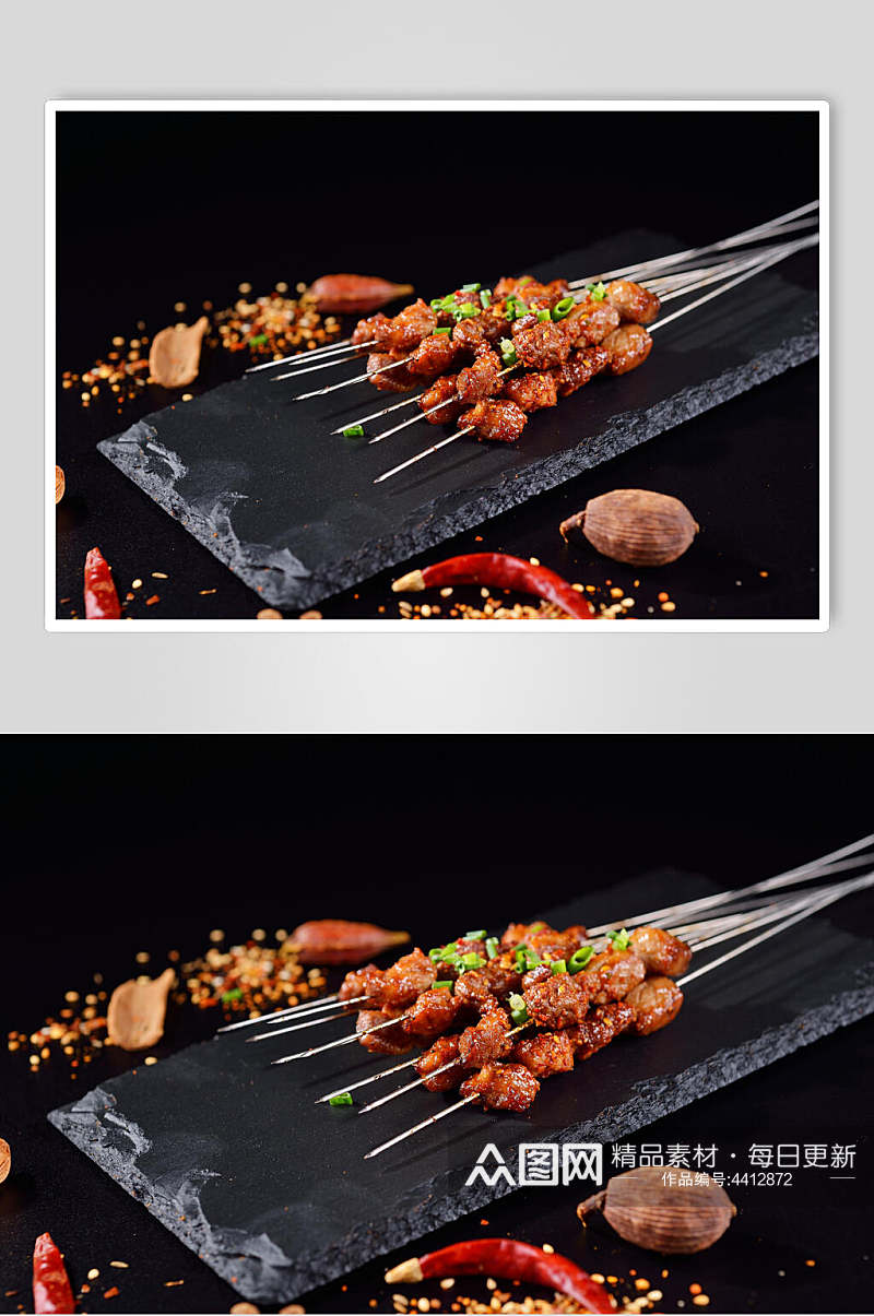 肉串美味烧烤图片素材