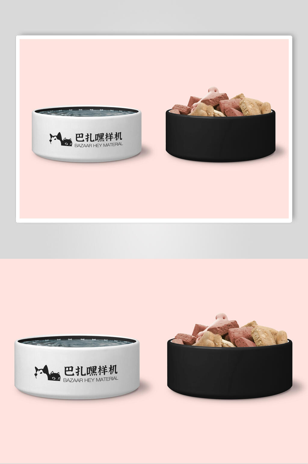 包装罐简约宠物品牌VI样机素材