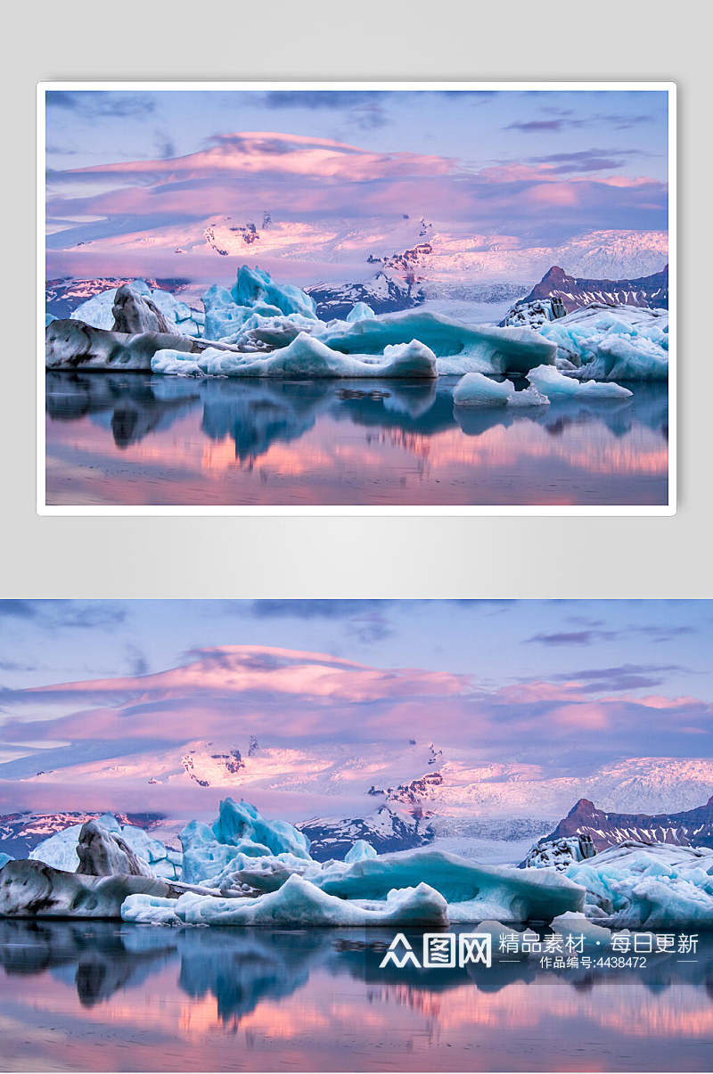 风景图片冰川冰雪图片素材