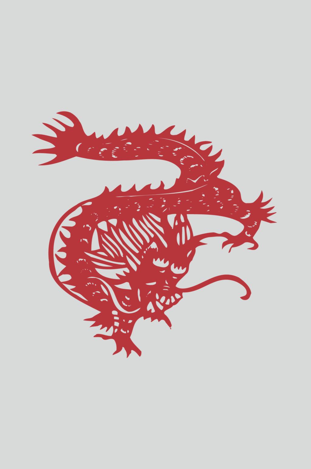 大气生肖剪纸图案矢量素材素材