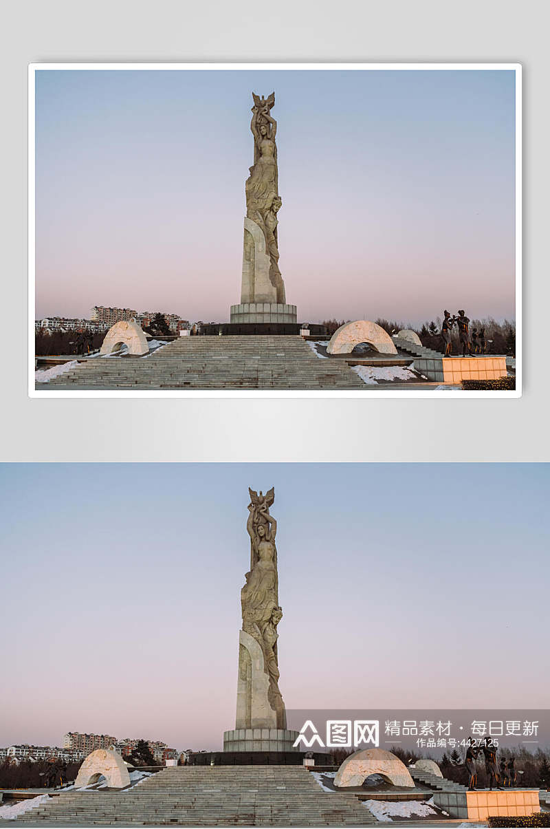 女神吉林长春世界雕塑公园图片素材