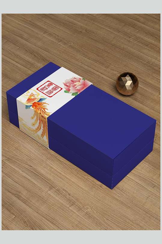 蓝色国潮包装图片-蓝色国潮包装效果图-蓝色国潮包装设计素材下载