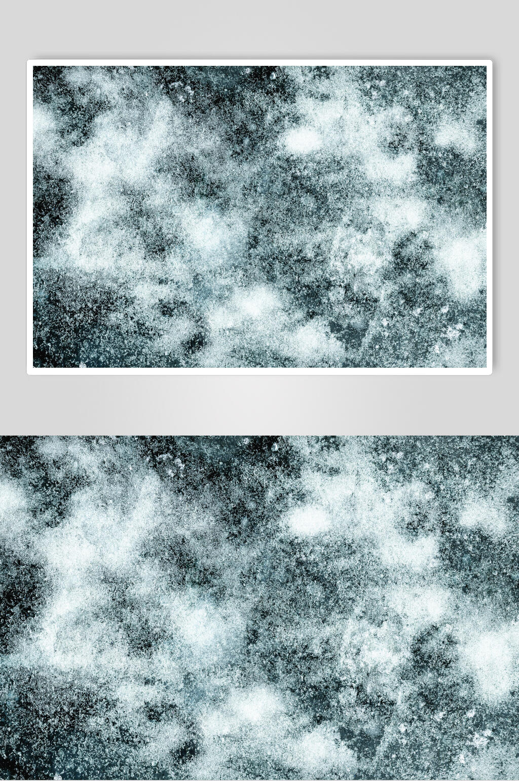云雾颗粒感近景高清白雪花图片素材