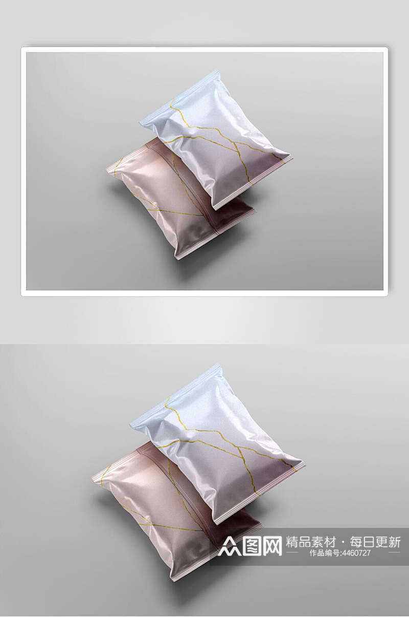 真空零食袋塑料袋样机素材