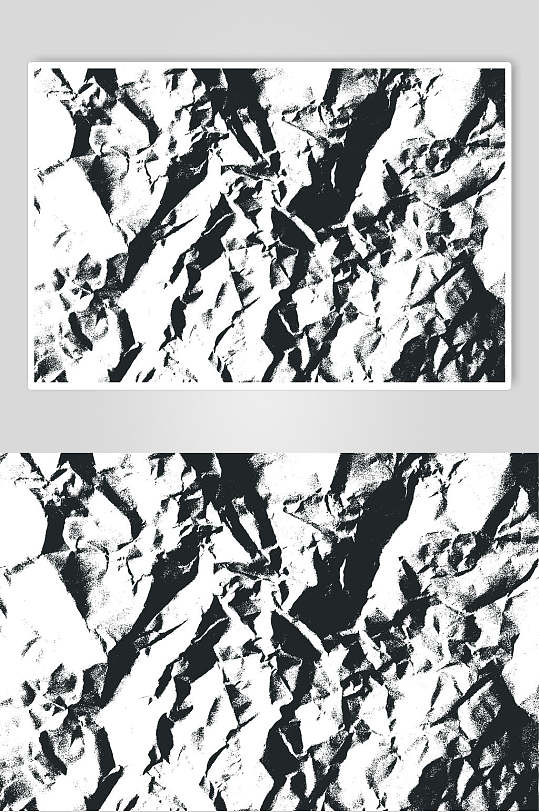 简约黑色褶皱复古做旧纹理矢量素材-众图网