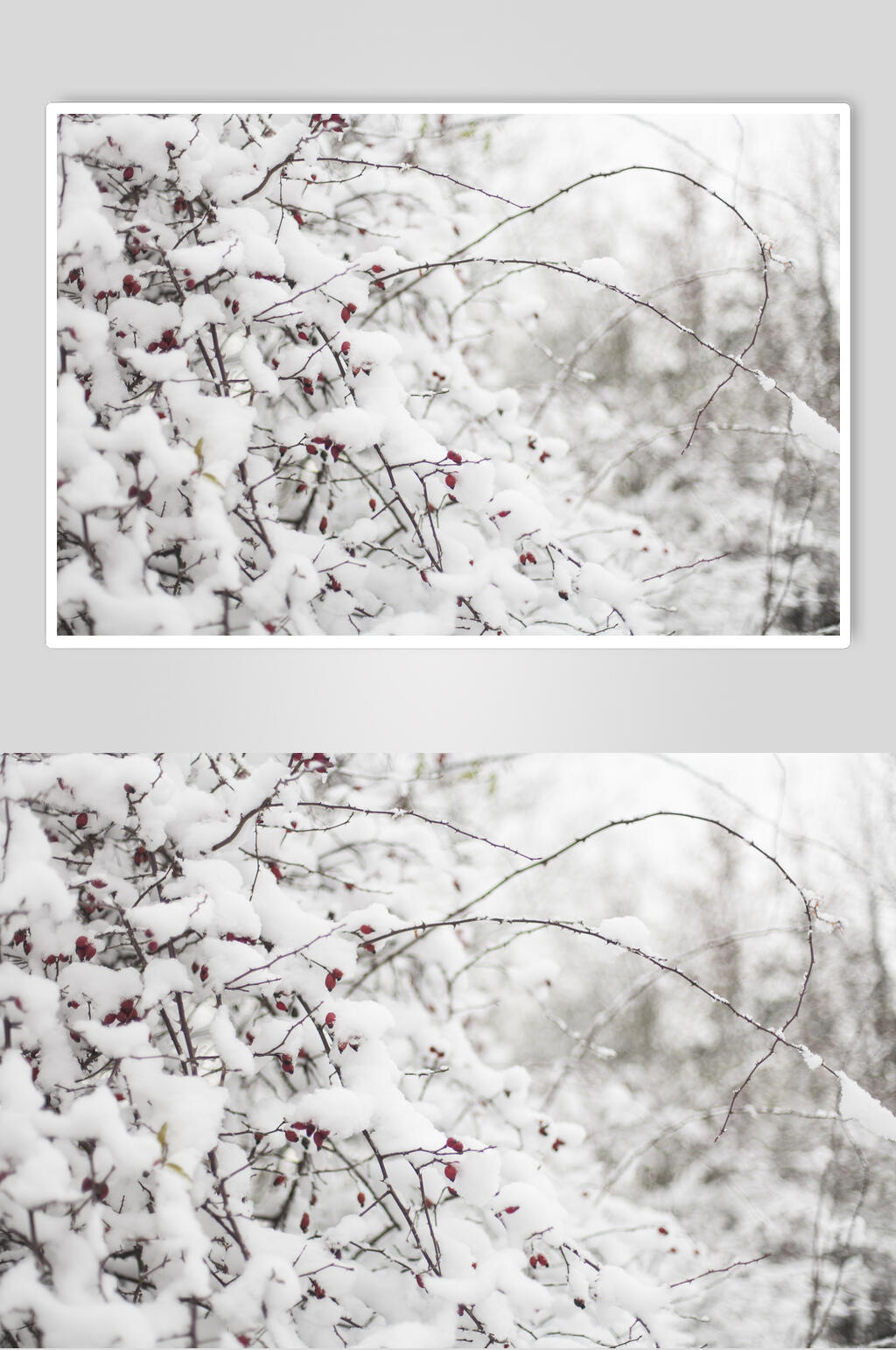 雪堆冬季雪景摄影图素材