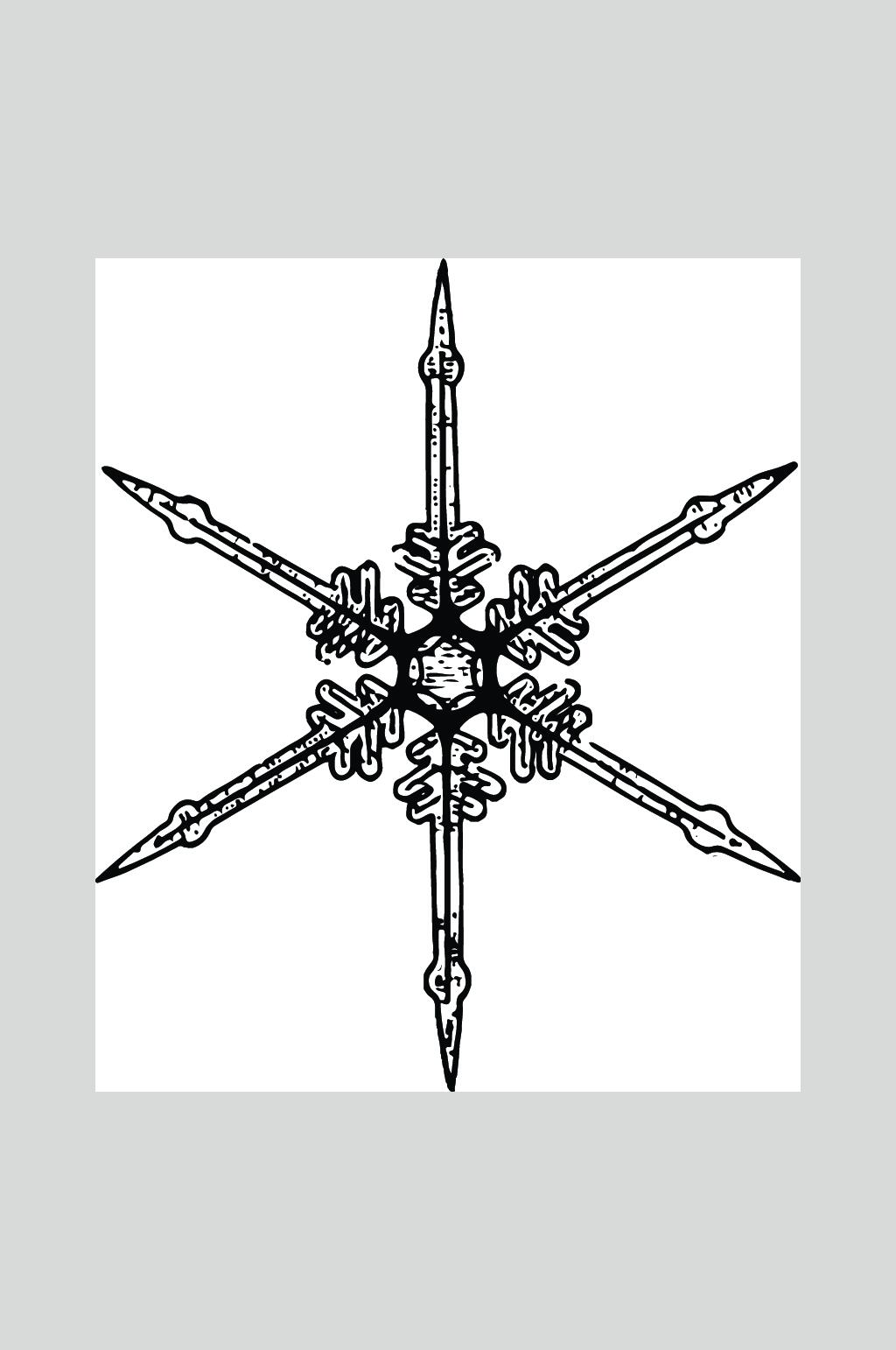雪花矢量素材素材