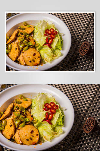 豆腐干蔬菜沙拉图片