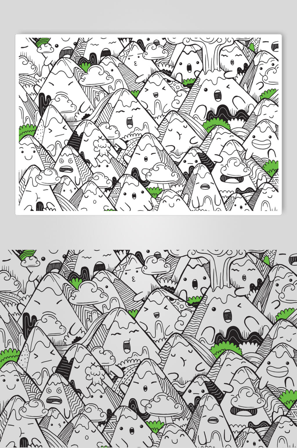 卡通涂鸦插画矢量素材素材