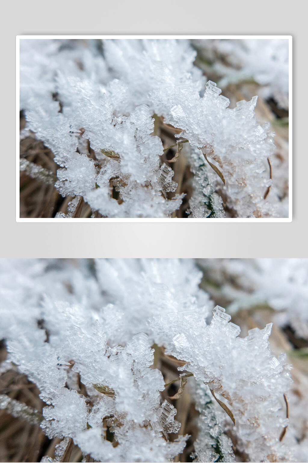 冰凌冬季雪景摄影图素材