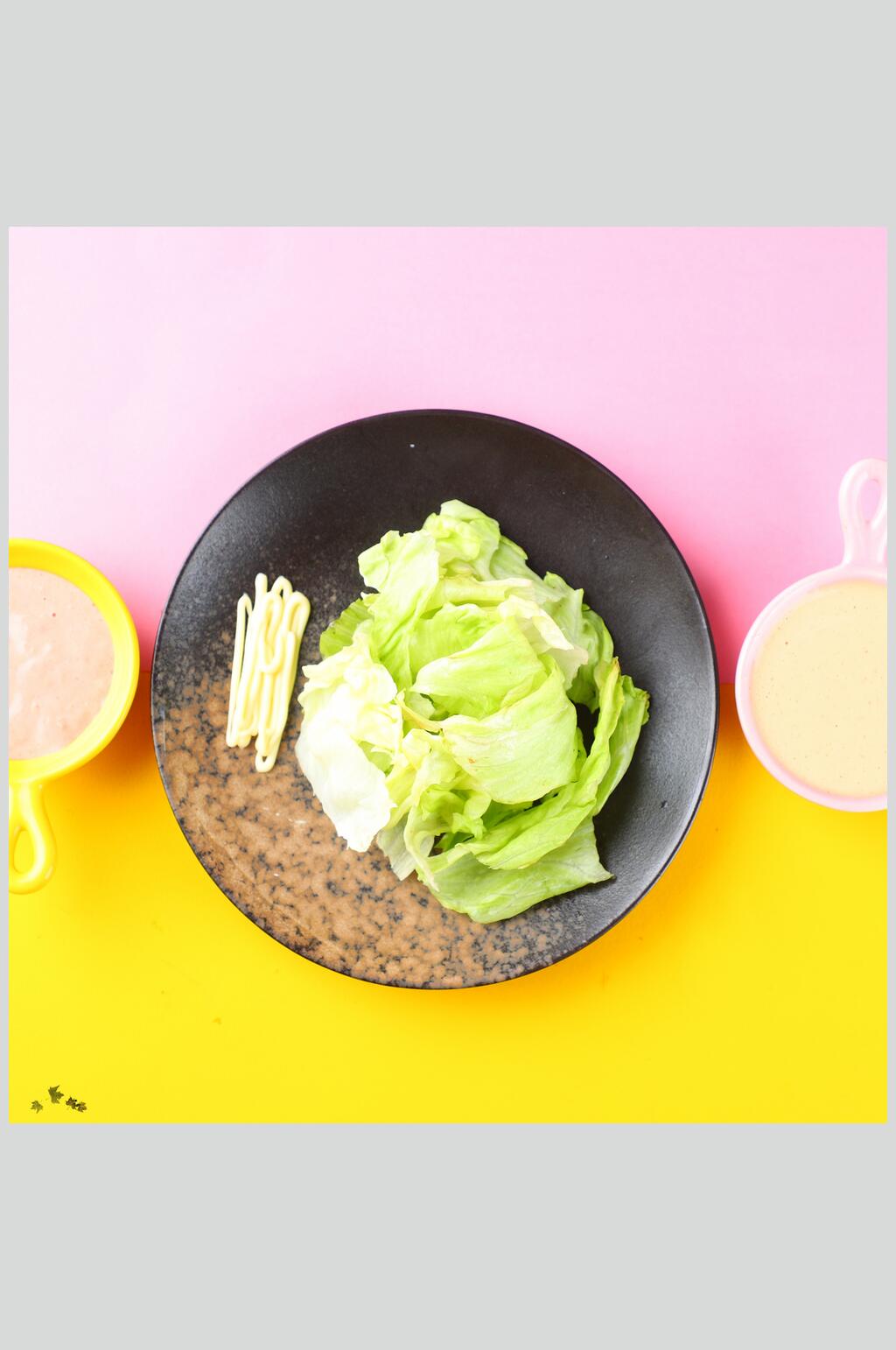蔬菜素食沙拉图片素材