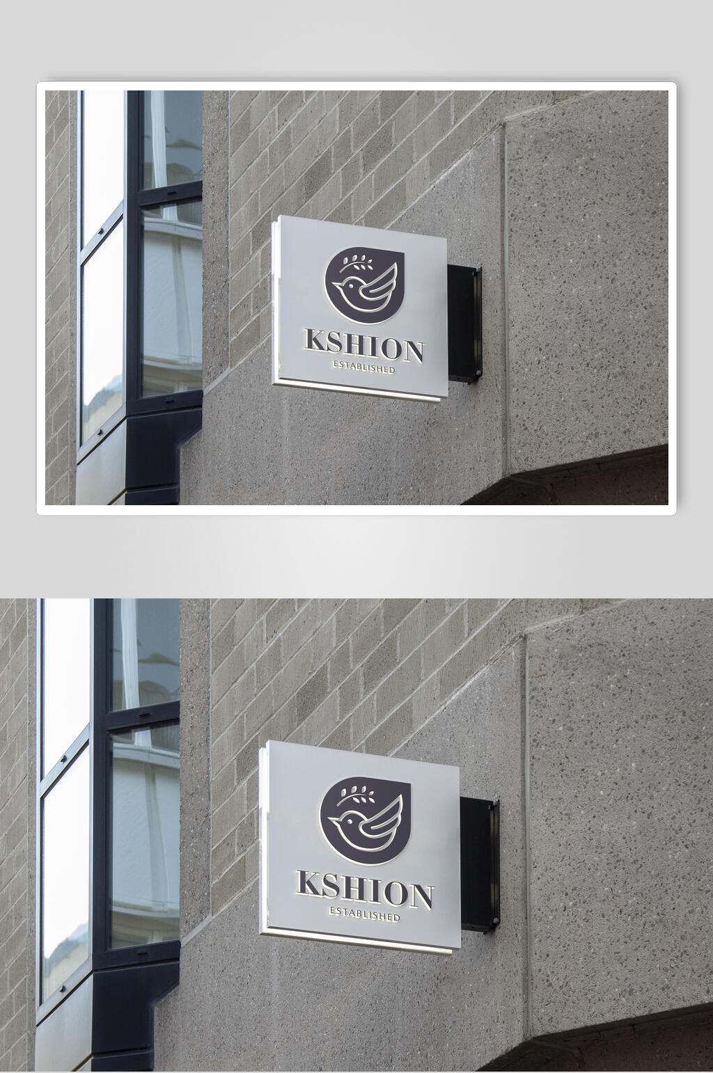 微立体标志LOGO样机素材