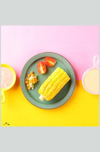 玉米素食沙拉图片