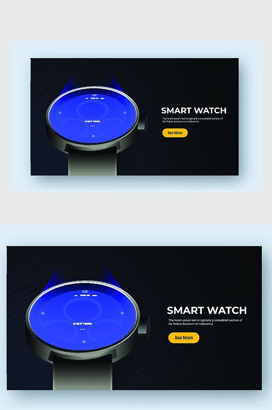 手表智能产品网页设计