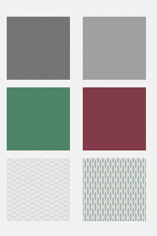 绿红简约手绘几何抽象图案免抠素材