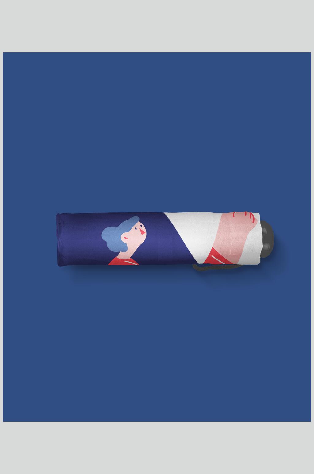 雨伞品牌形象VI样机素材
