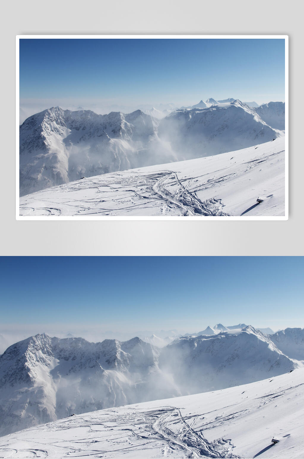 雪地雪花雪山雪景图片素材