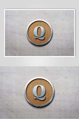 Q门牌标志展示样机