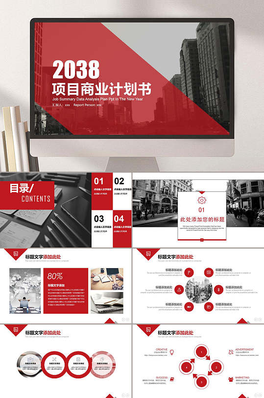 簡約項目商業(yè)計劃書PPT