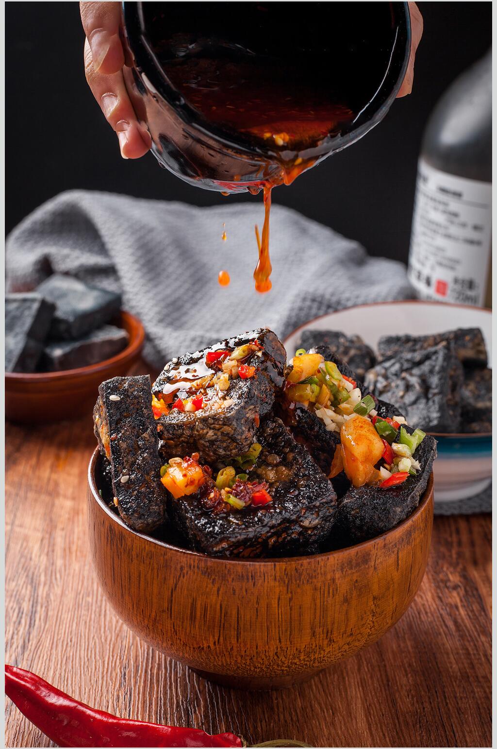 舌尖上的美食臭豆腐图片素材