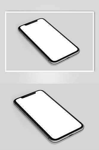 白色正面手机屏幕设计样机