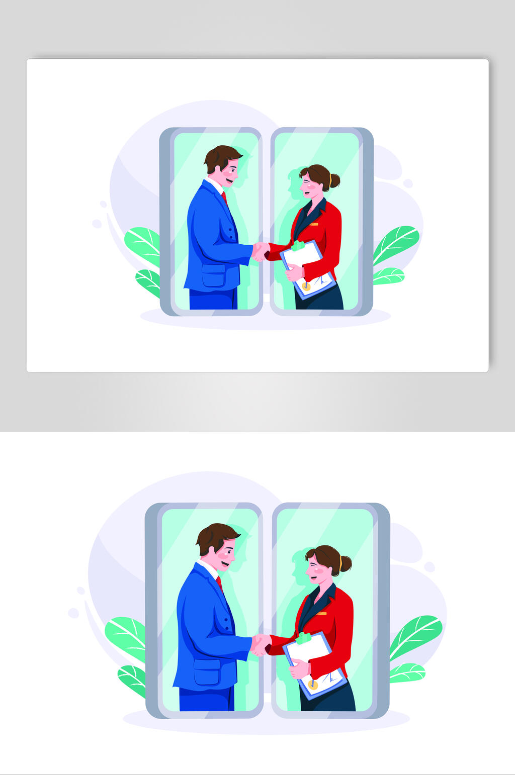 约惠办公运动矢量素材素材