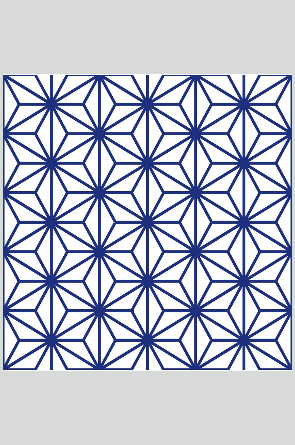 线条蓝色简约手绘古纹矢量背景素材素材
