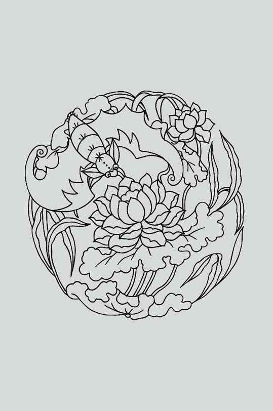 手绘线纹样图片-手绘线纹样素材下载-众图网