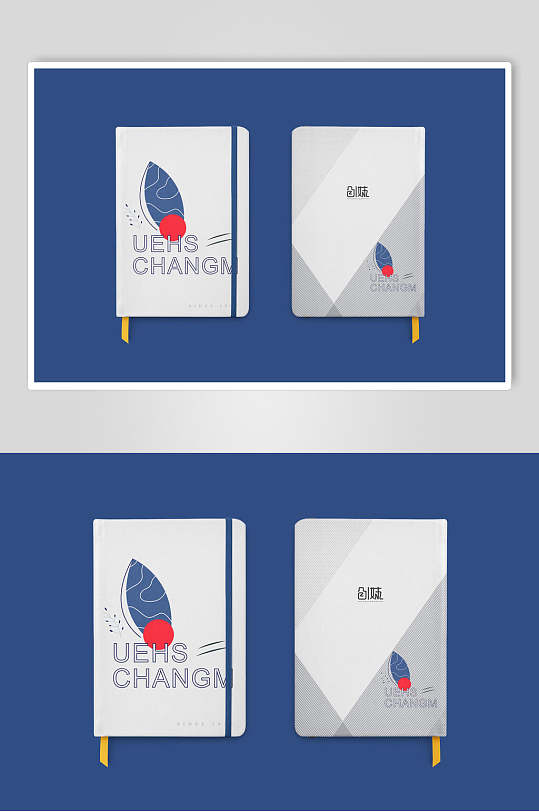 笔记本企业IP形象文创样机-众图网