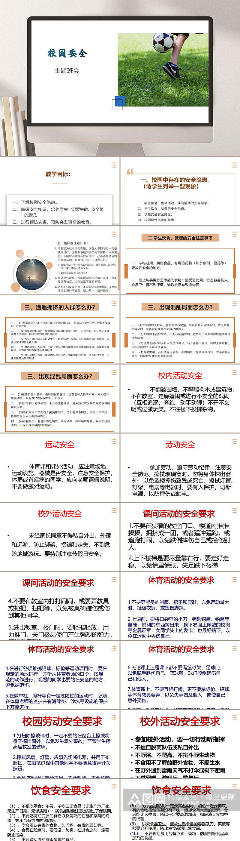 校园安全反对校园欺凌PPT素材