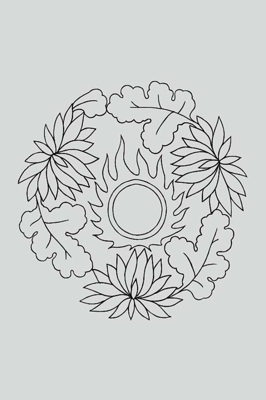 太阳纹样图片-太阳纹样素材下载-众图网