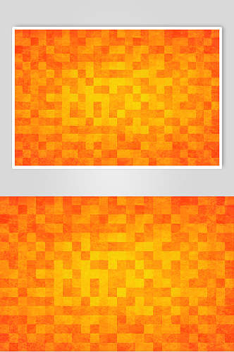 色块简约唯美橙色渐变背景矢量素材