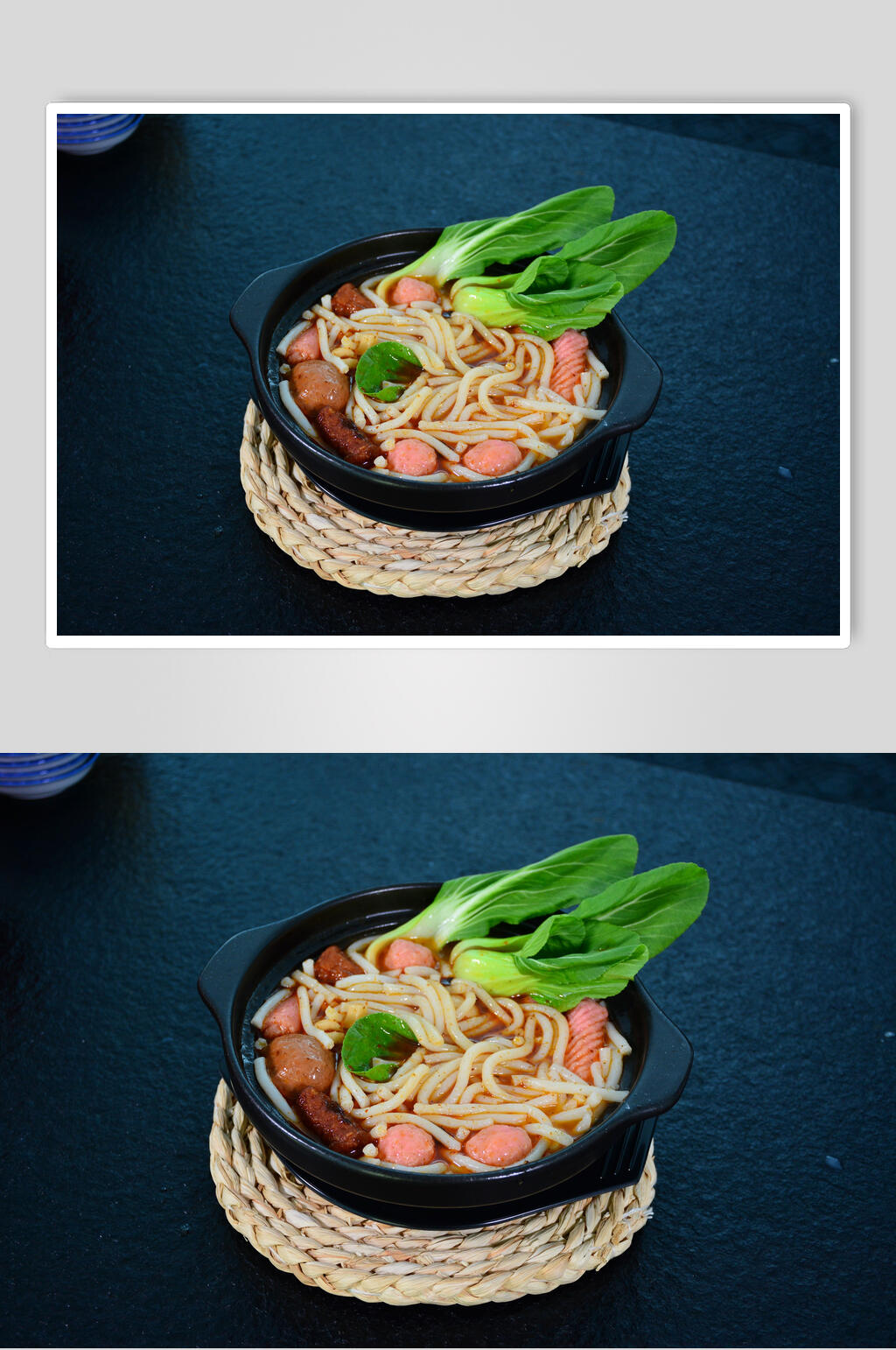 砂锅米线美食摄影图片