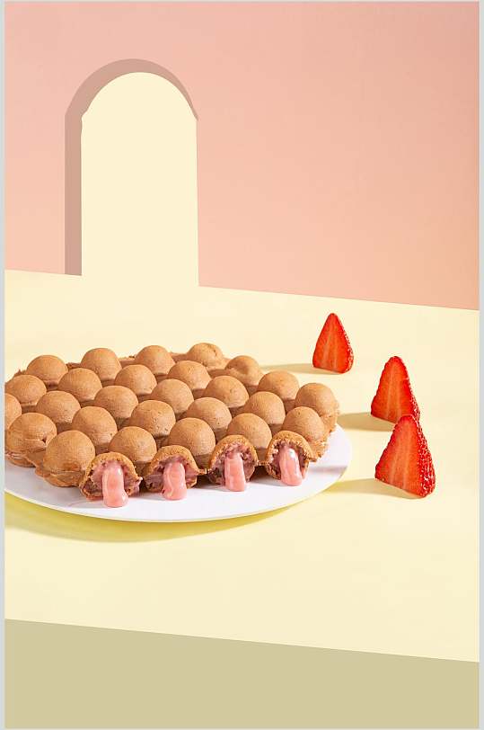 草莓鸡蛋仔图片-草莓鸡蛋仔素材下载-众图网