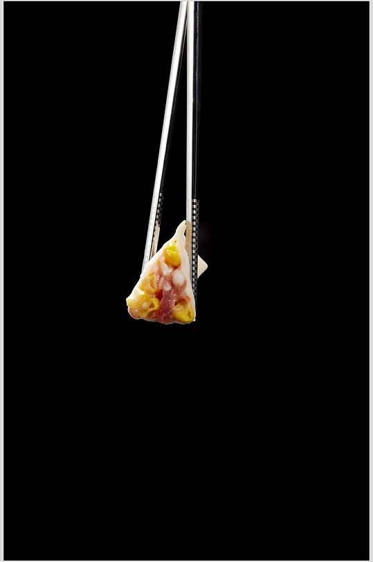 银筷子玉米黑黄色水饺饺子图片