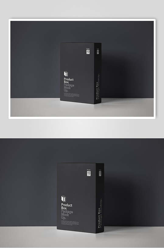 黑色数码产品盒子样机-众图网