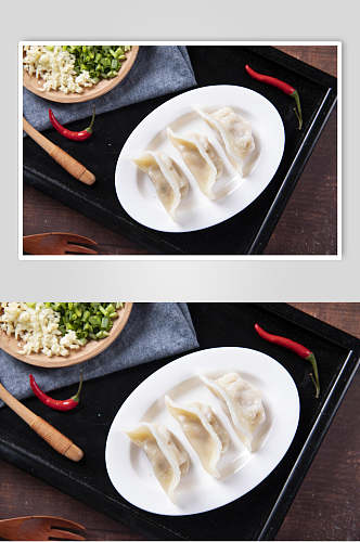 时尚饺子餐饮摄影图