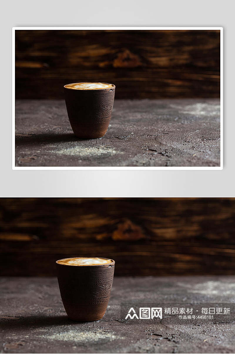 做旧餐饮咖啡摄影图素材