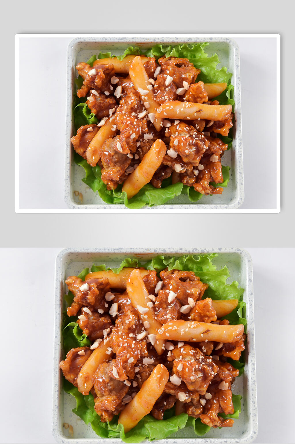 营养飘香美味韩式炸鸡小吃美食高清图片素材