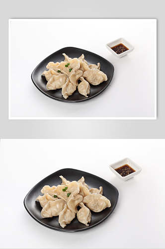 健康美味饺子餐饮摄影图