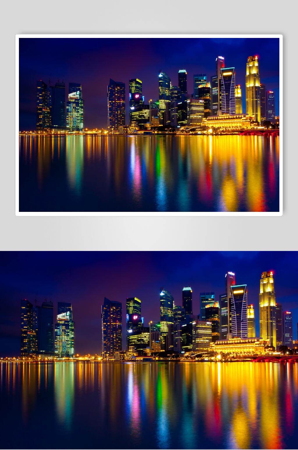 澳门夜景城市风景建筑壁纸图片素材