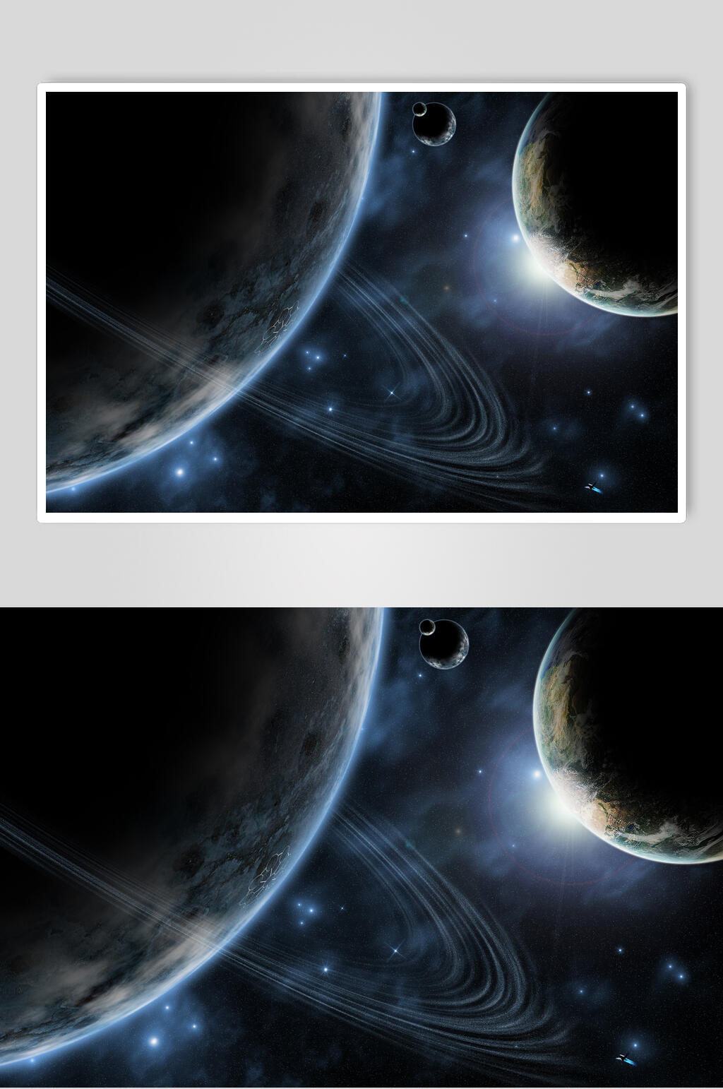 户外宇宙星球风景图片素材