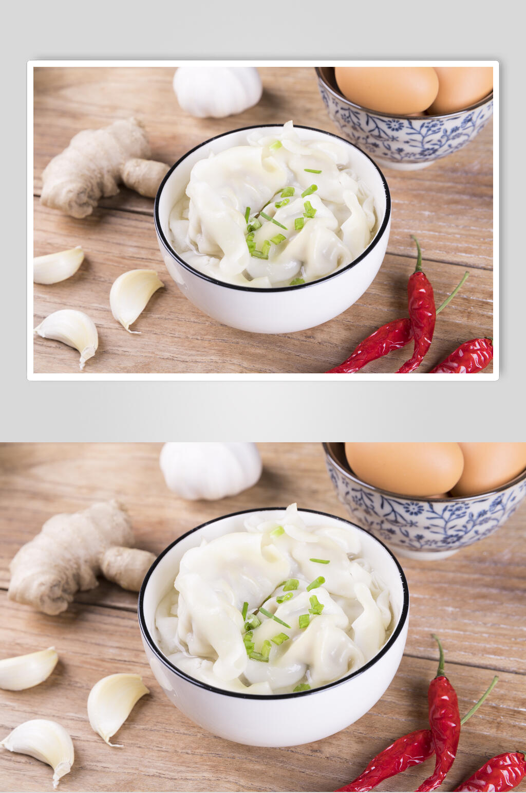 香辣美味饺子餐饮摄影图素材