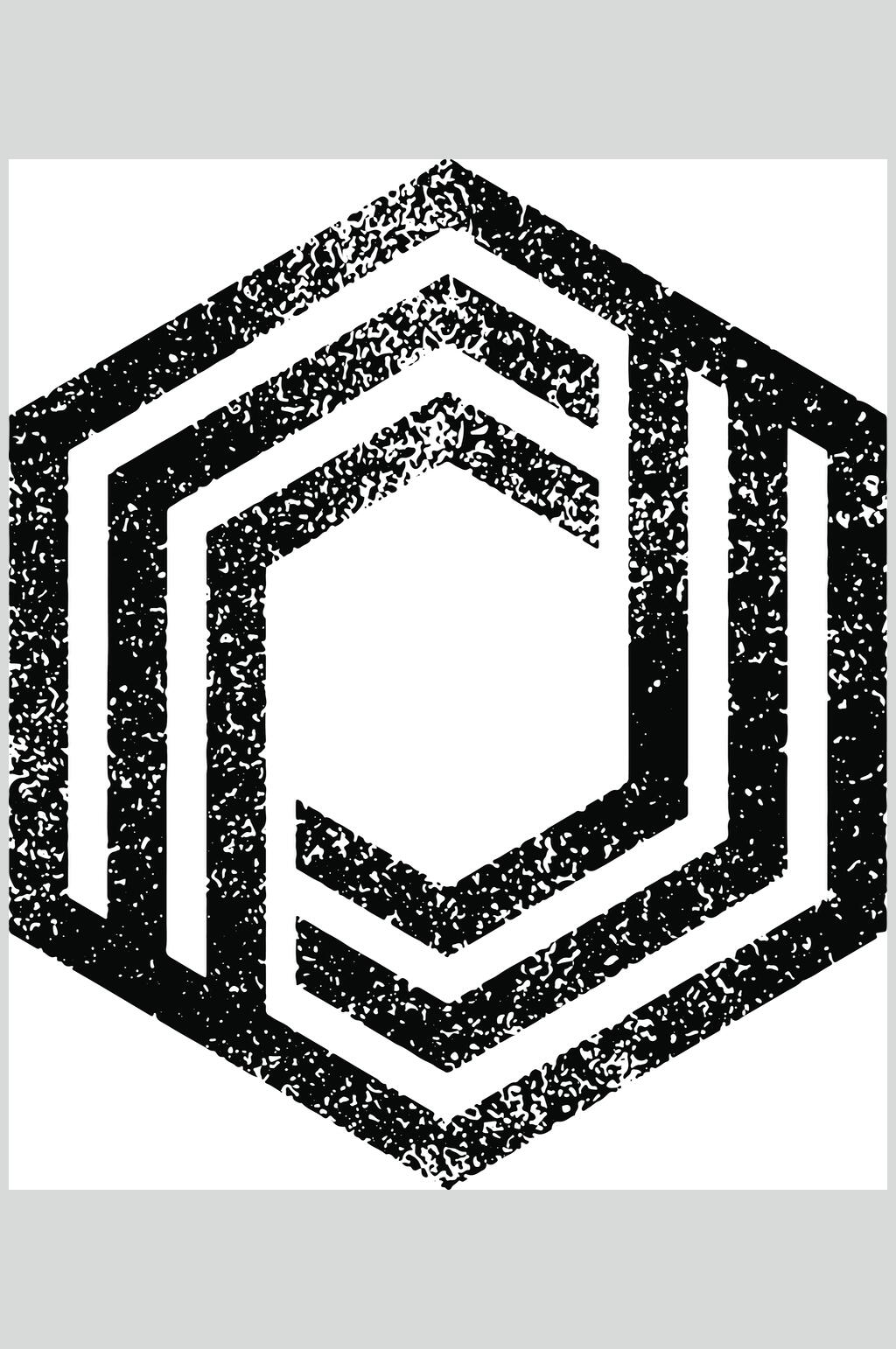 噪点黑色简约清新几何图形矢量素材素材