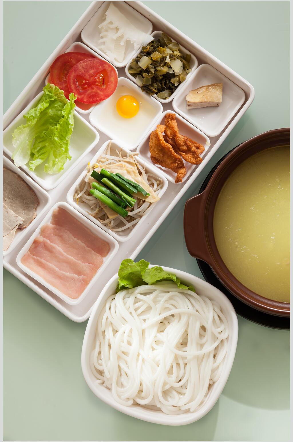 简约米线美食摄影图片素材